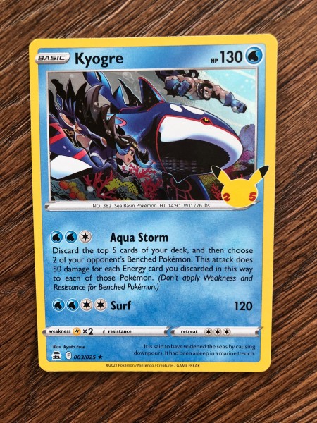 Kyogre Nr.03/25 - Celebrations- DE