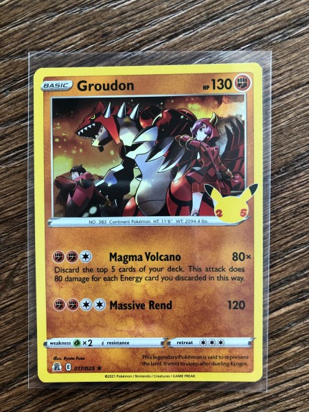 Groudon Nr. 17/25 - Celebrations EN