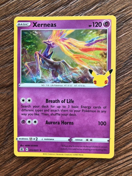 Xerneas Nr. 12/25 - Celebrations - EN